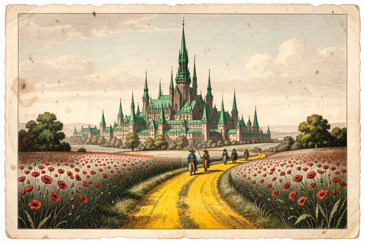 The Spired City Beyond the Poppy Fields — Cities & Ruins collection