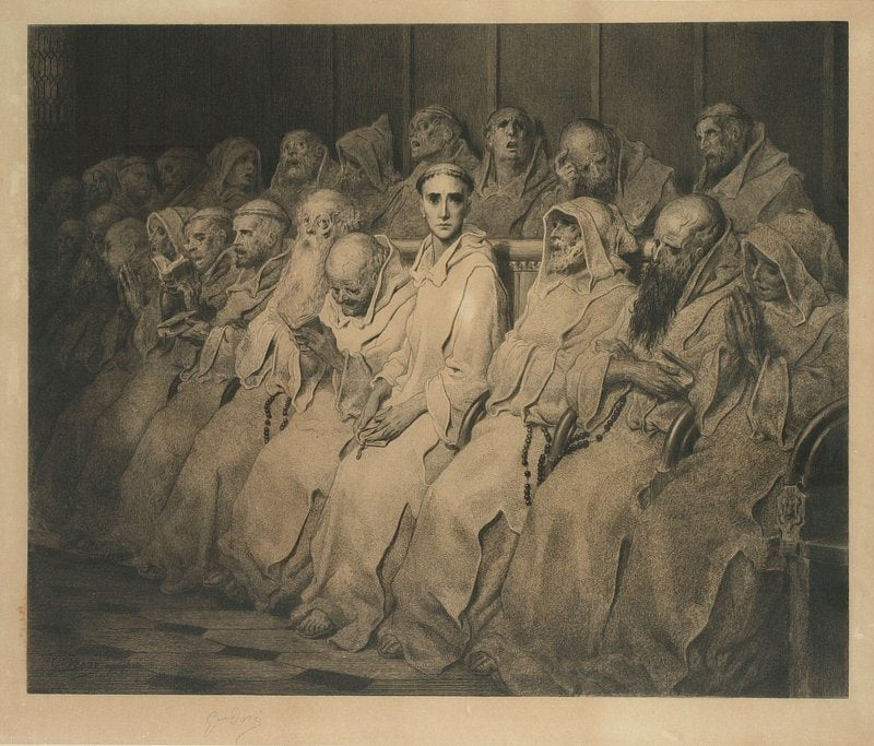 The Neophyte (1876) by Gustave Doré