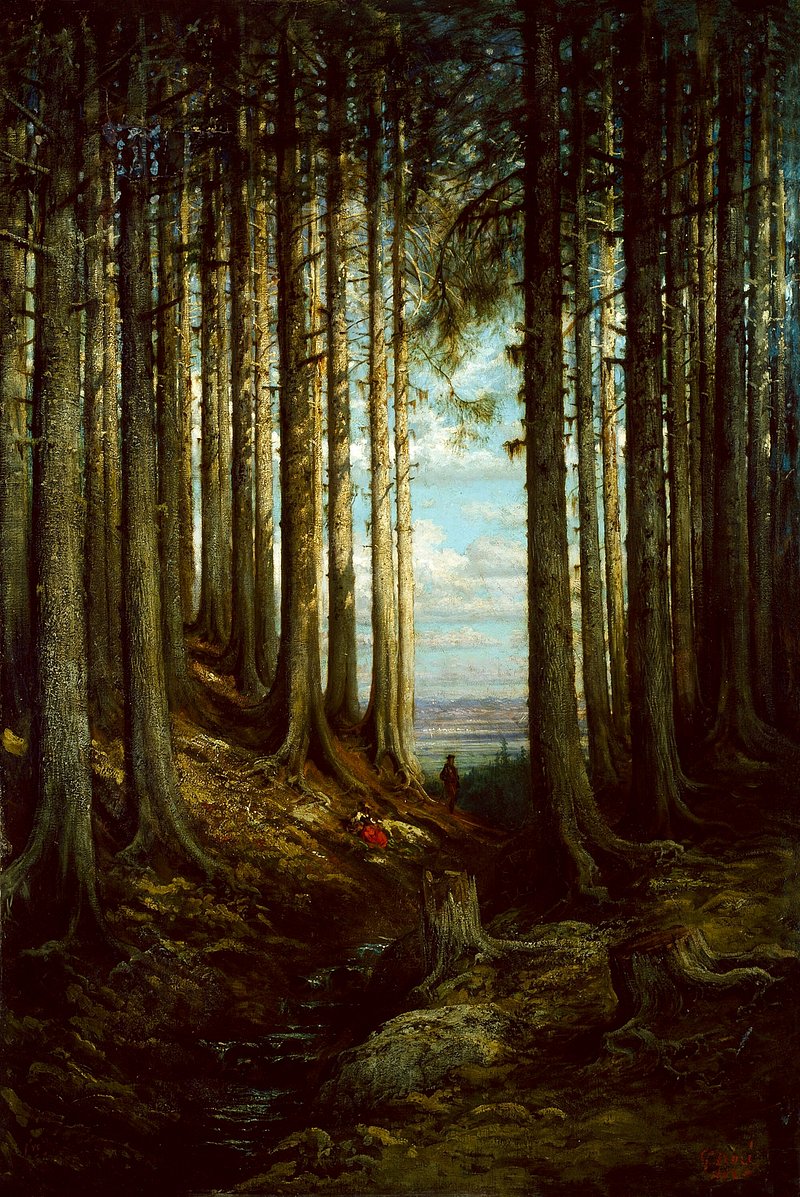 Alpine Scene by Gustave Dore