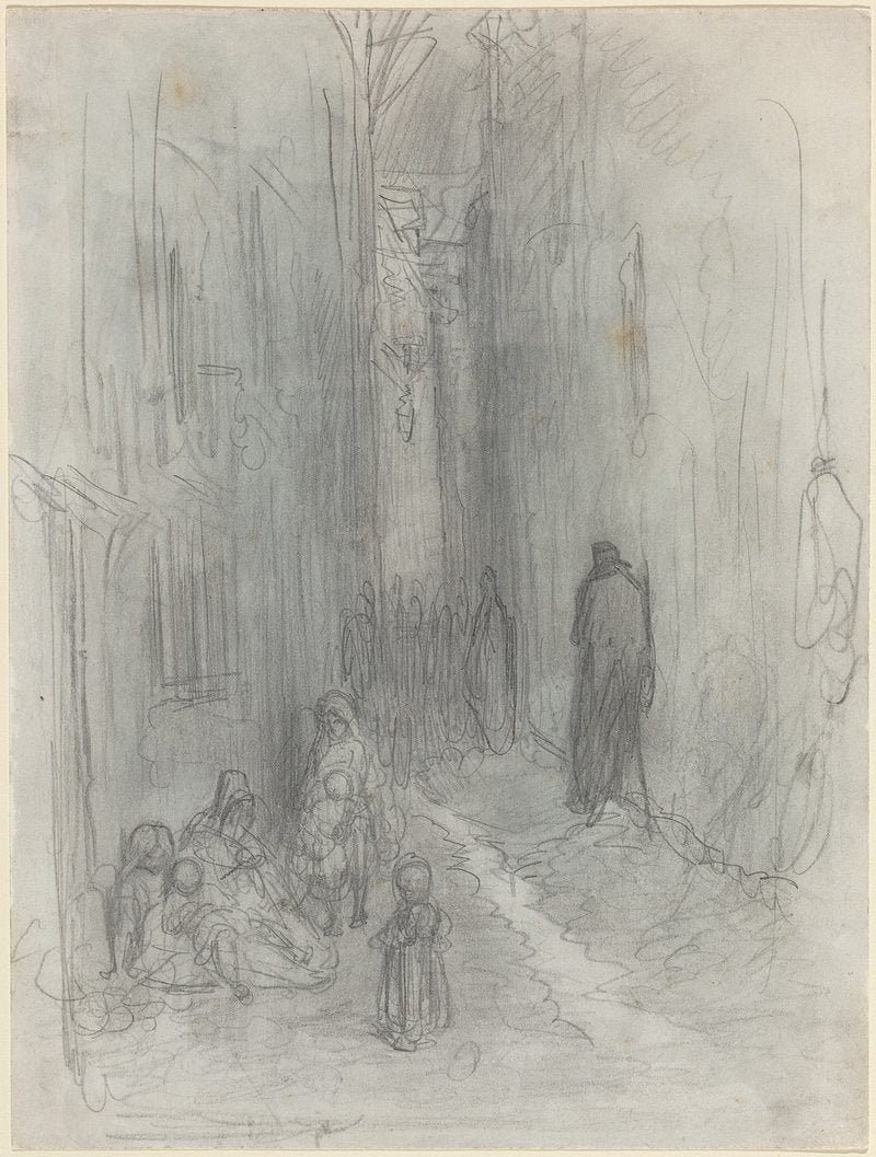 A Backstreet in London (1868) by Gustave Doré