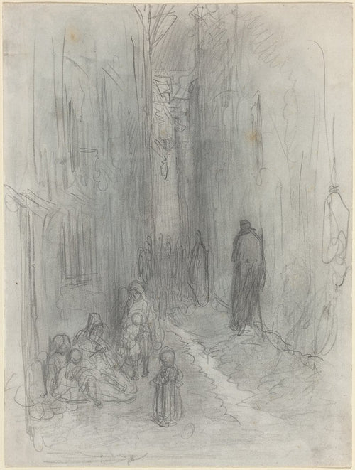 A Backstreet in London (1868) by Gustave Doré