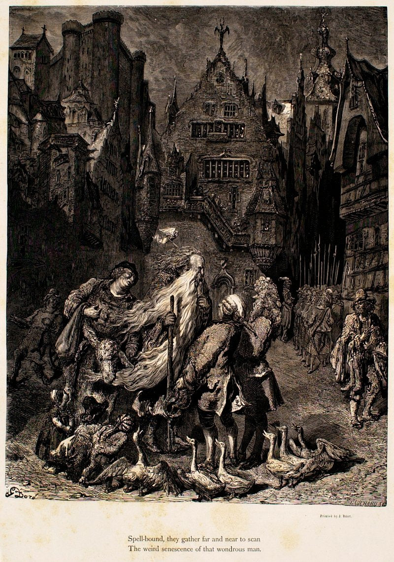 The Legend of the Wandering Jew, 3: Spellbound, they gather... (1856) by Gustave Doré