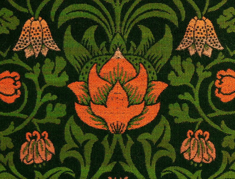 William Morris 's (1834-1896) Violet and Columbine famous pattern