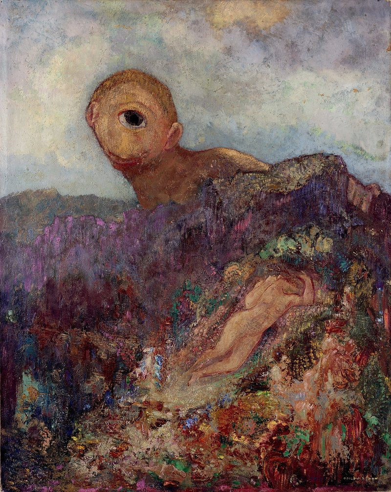 Odilon Redon 's Le cyclope