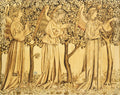 Tile Design–Processing Angels (1866) by William Morris