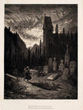 The Legend of the Wandering Jew, 6: The end releases other men from strife... (1856) by Gustave Doré
