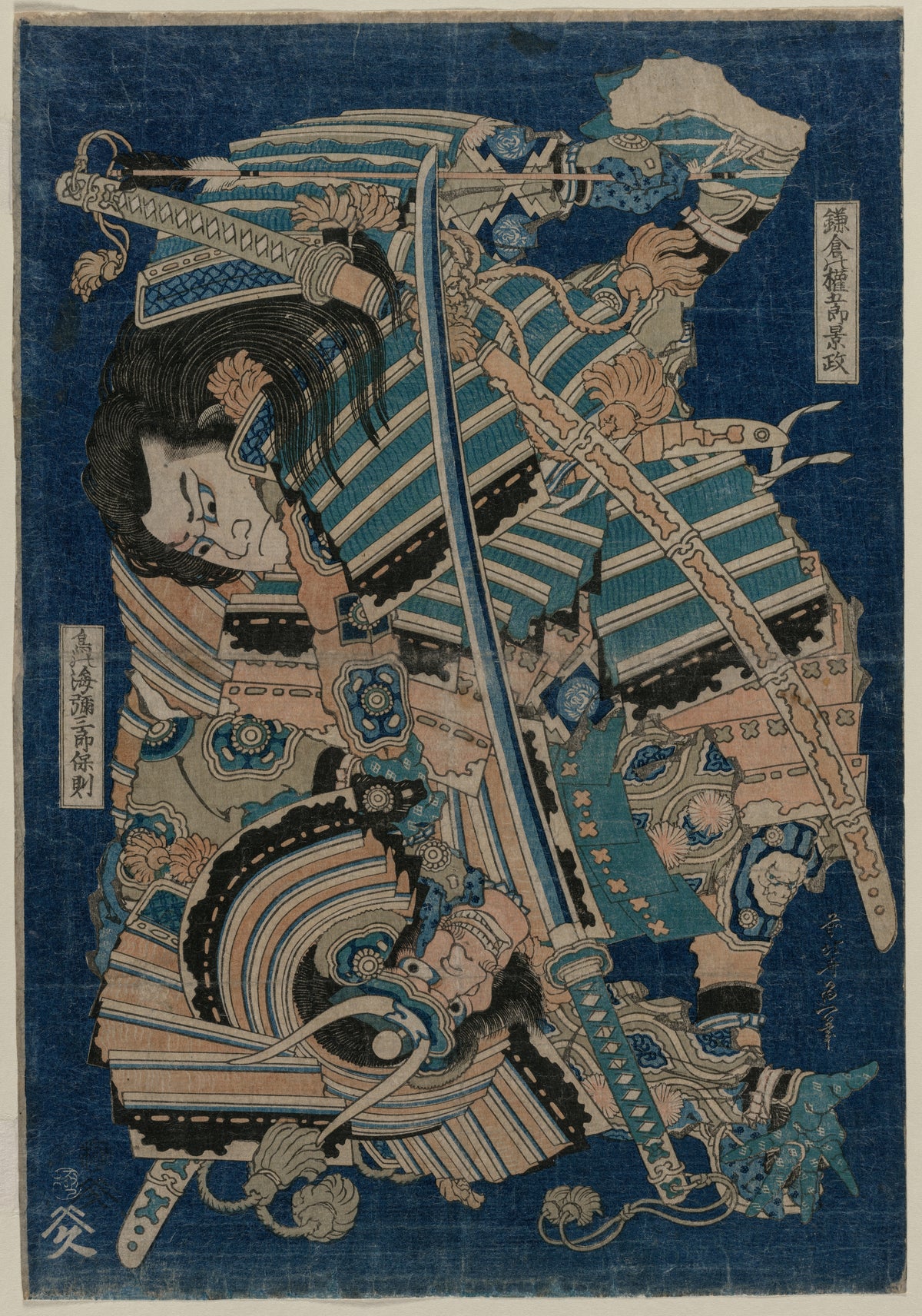 Kamakura no Gengoro Seizing Torinoumi Tasaburo