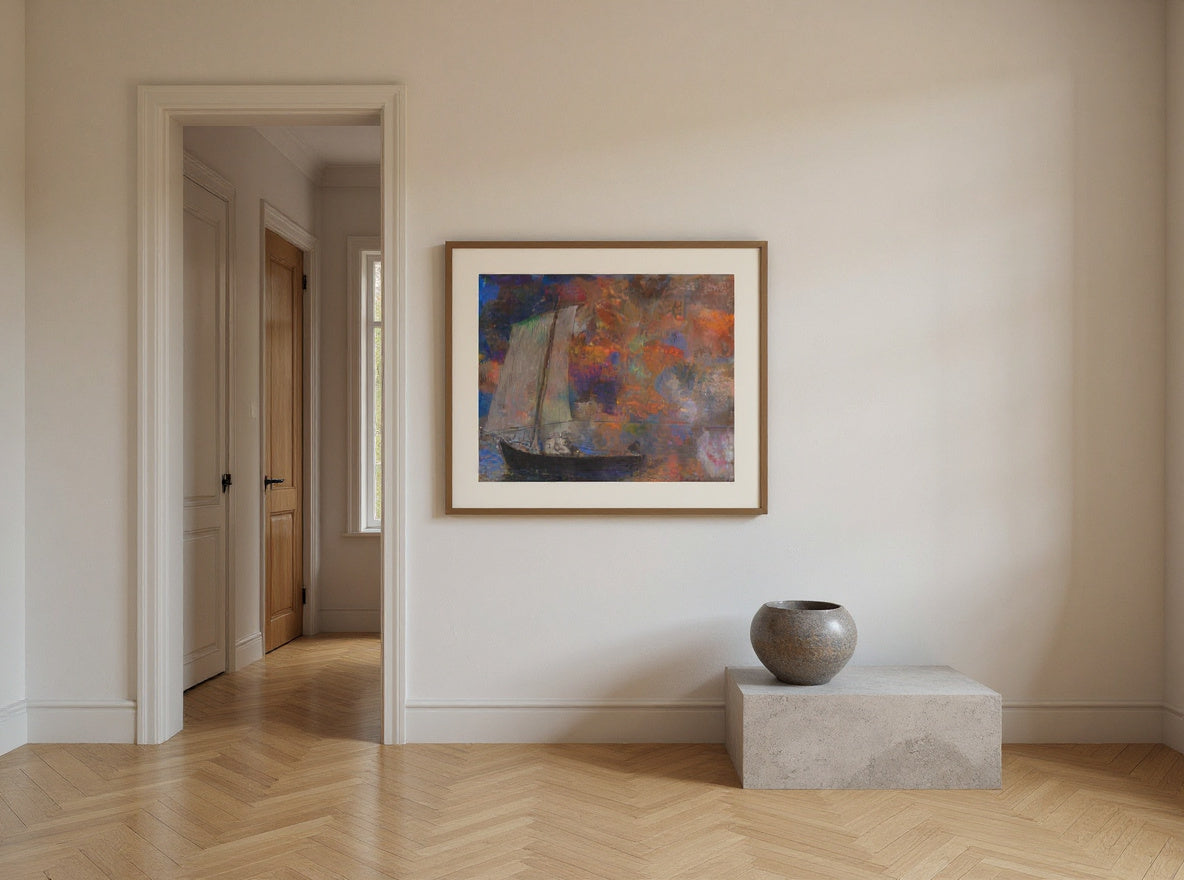 The Flower Cloud Voyage — in a room
