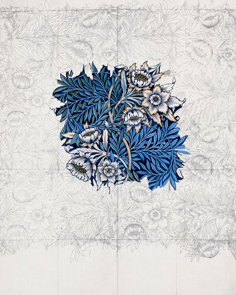 William Morris 's Tulip and Willow (1875) famous artwork