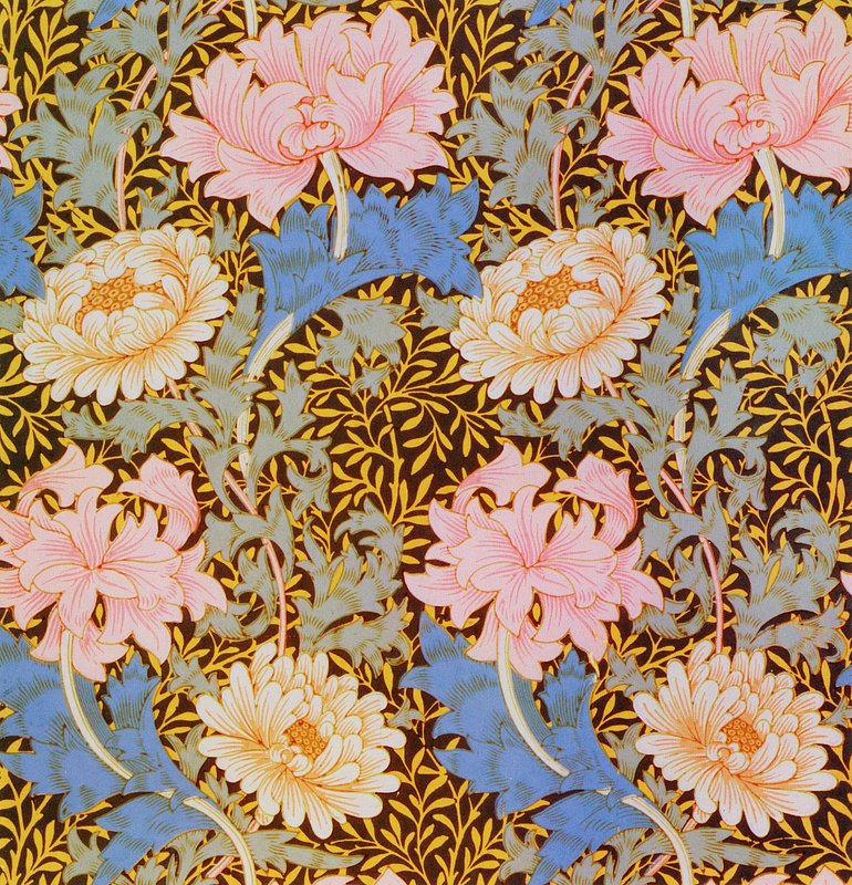 Chrysanthemum (1877) by William Morris