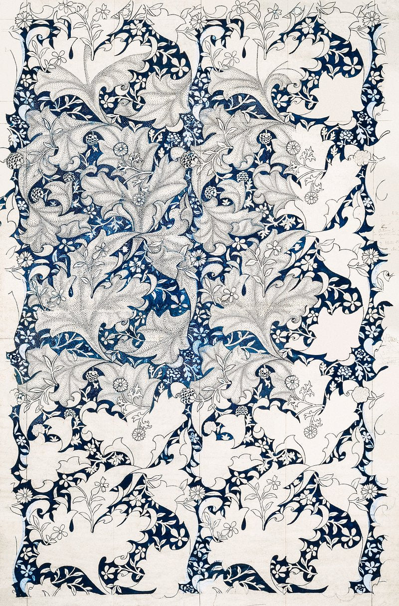 William Morris 's Wallflower Pattern (1890) famous artwork
