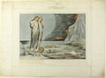 The Circle of the Traitors; Dante's Foot Striking Bocca degli Abbate. Inferno, canto XXXII