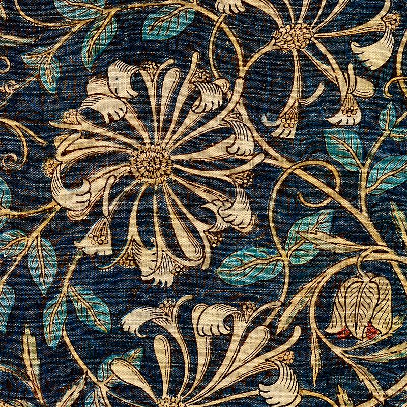 William Morris 's Honeysuckle (1876) famous pattern