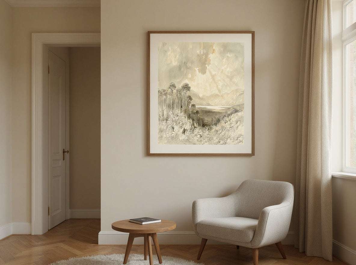 Scottish Landscape — in a room