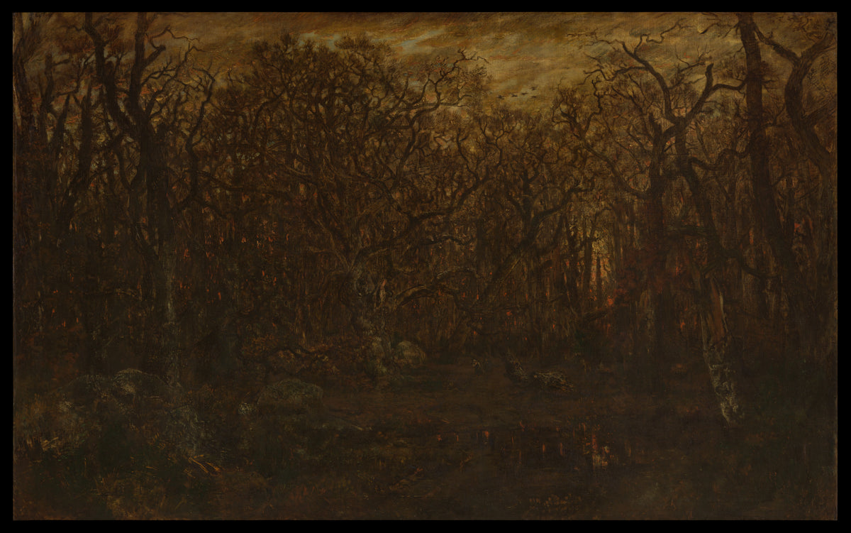 Twilight in the Winter Forest