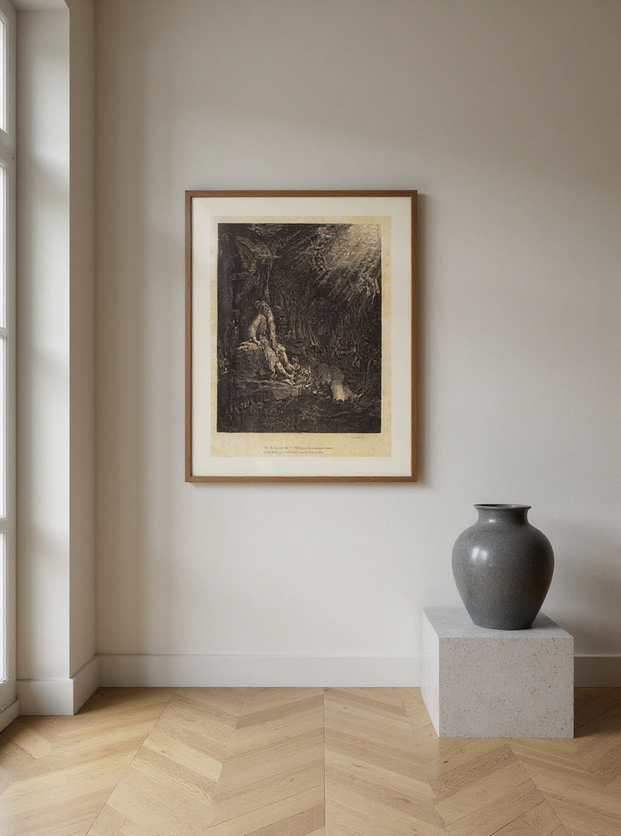 The Legend of the Wandering Jew, 12: The Judgment Day (1856) by Gustave Doré — in a room