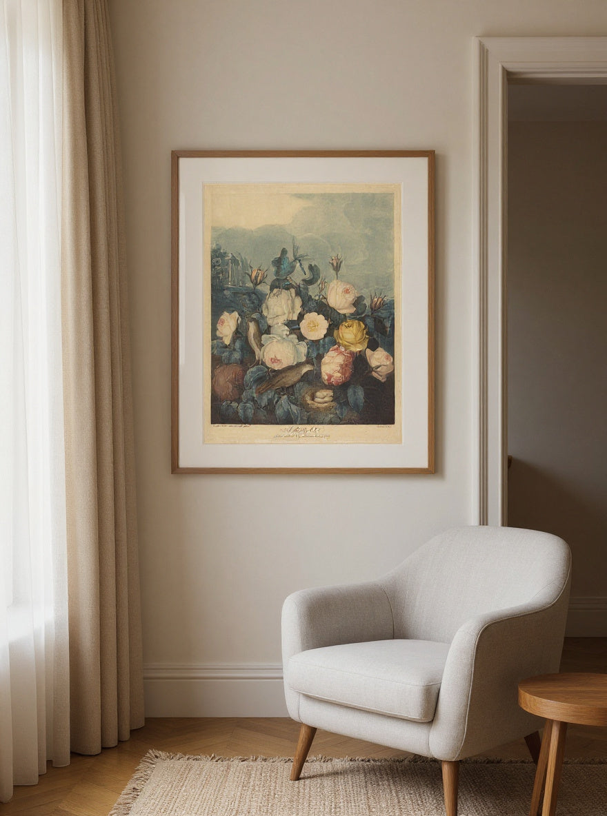 Roses — in a room