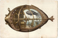 Cutaway of the Deep-Sea Vessel, a Victorian-style engineering cutaway plate
