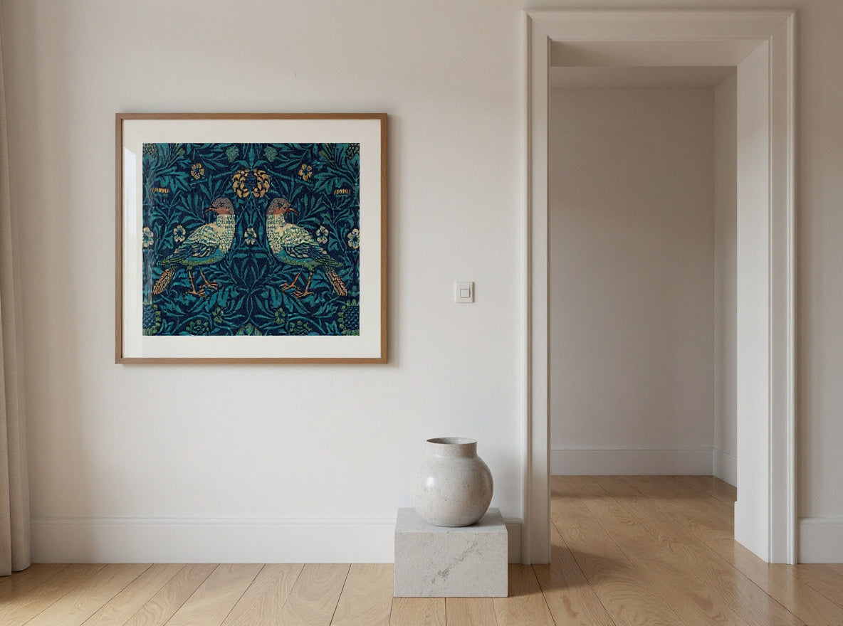 William Morris 's (1834-1896) Birds famous artwork — in a room