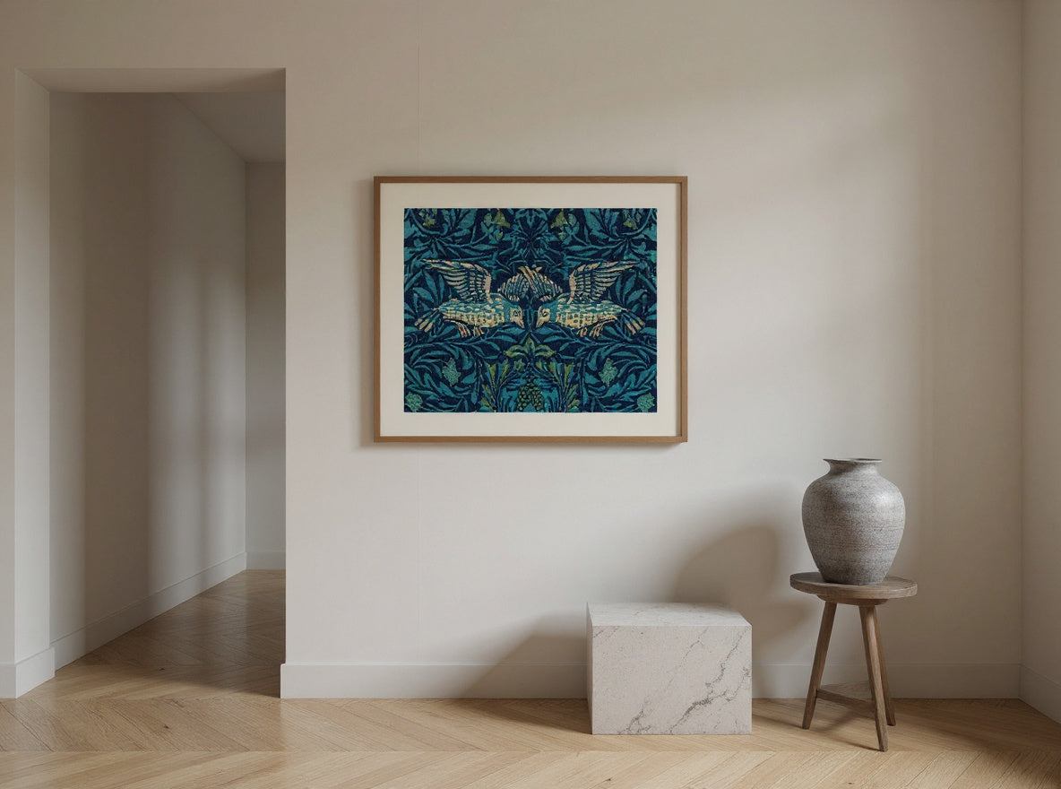 William Morris 's (1834-1896) Birds famous artwork — in a room