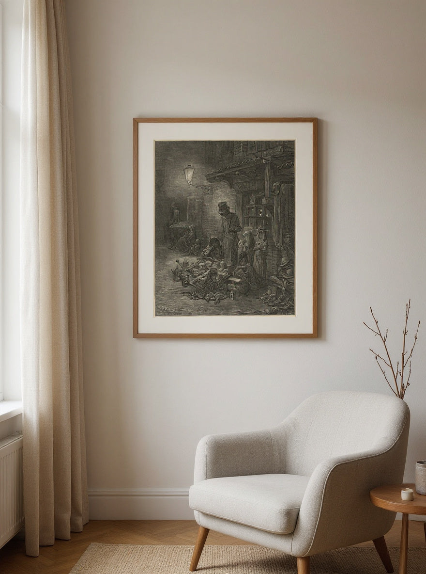 London. A Pilgrimage (1872) by Gustave Doré and Blanchard Jerrold — in a room
