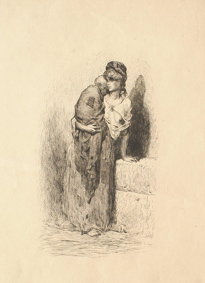 Poverty in London (1873) by Gustave Doré