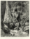 Plate I of Gustave Doré's illustrations to Miguel de Cervantes' Don Quixote. From Chapter I. The ordering of images in this