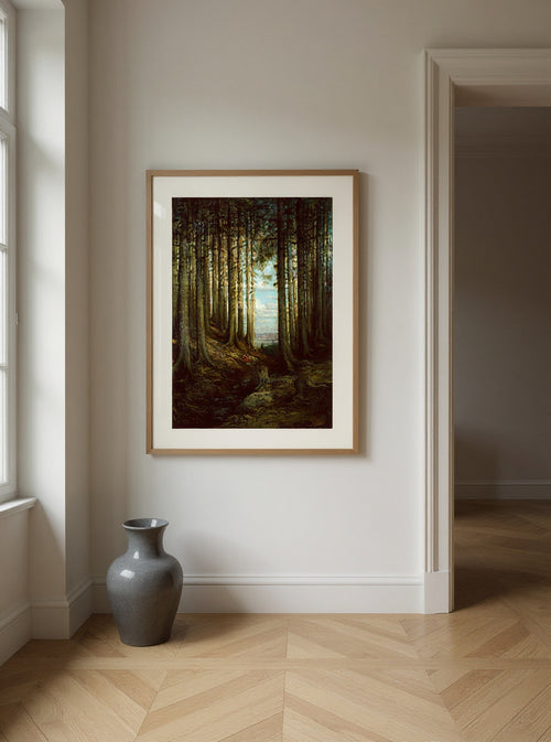 Alpine Scene by Gustave Dore — in a room