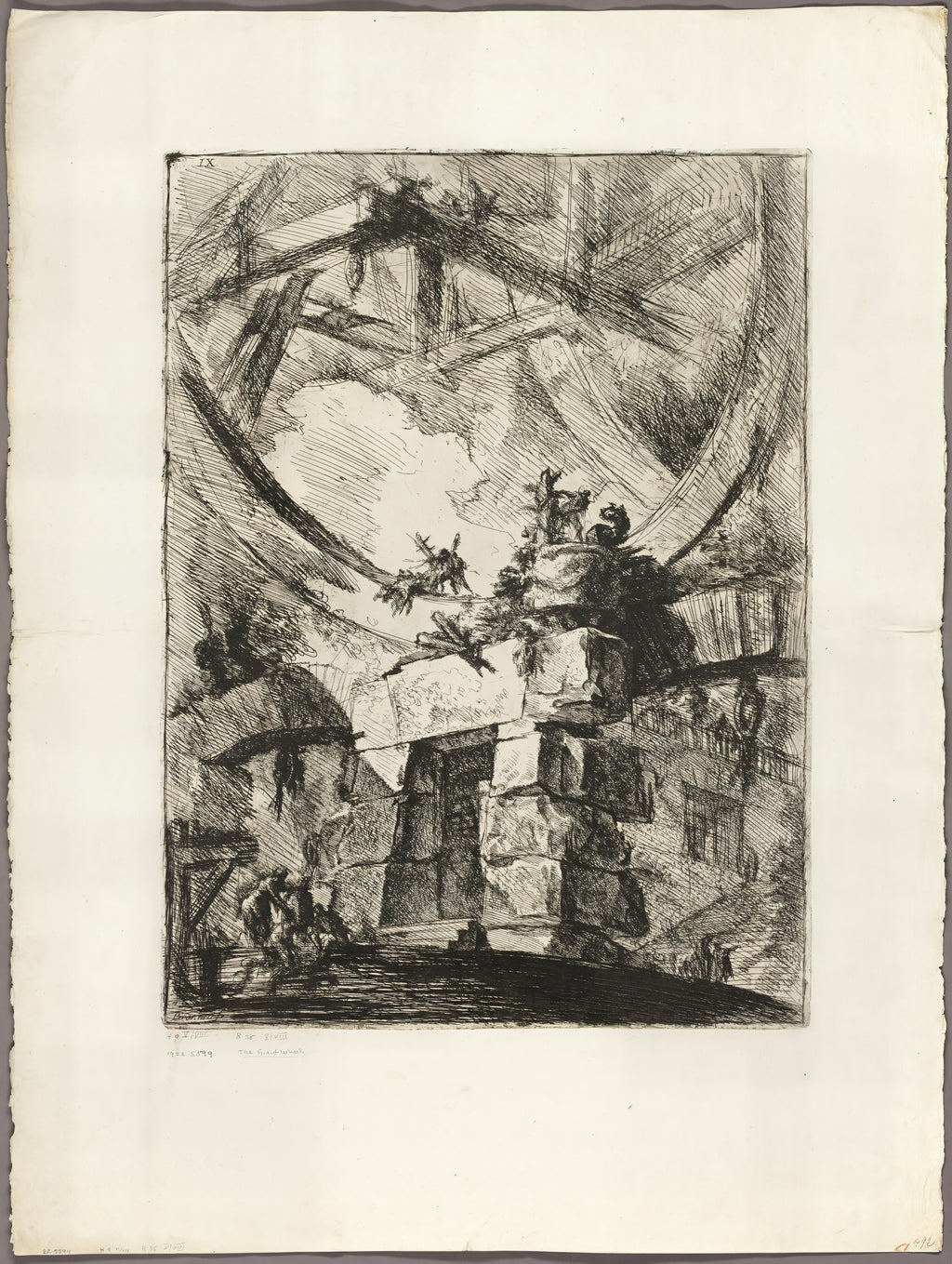 The Giant Wheel, plate 9 from Imaginary Prisons