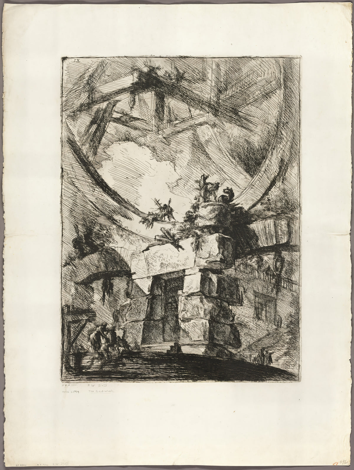 The Giant Wheel, plate 9 from Imaginary Prisons