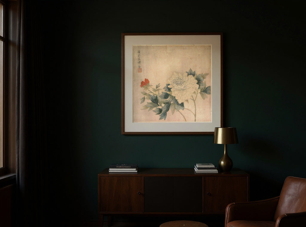 Flower Study in a quiet interior