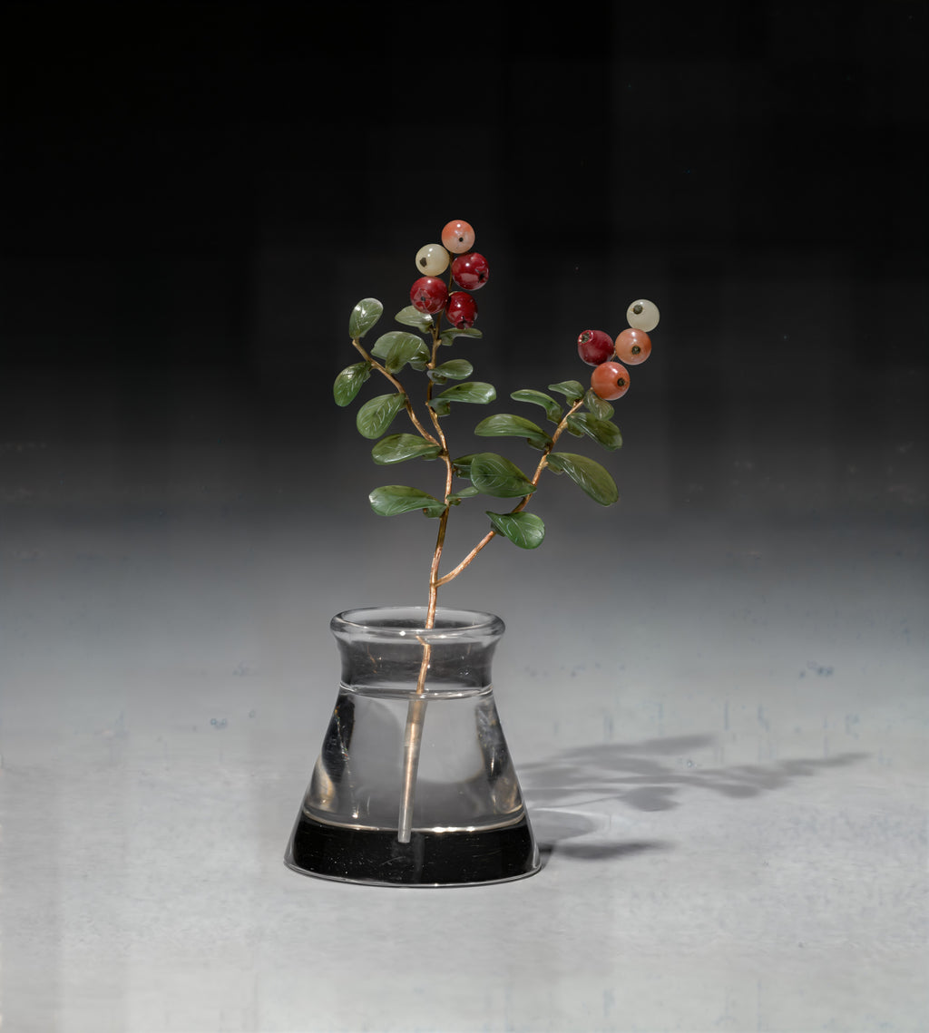 Flower Study of a Lowbush Cranberry or Lingonberry