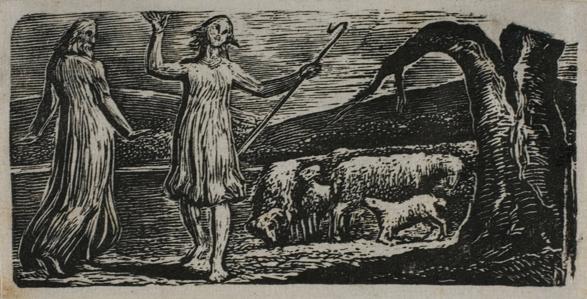 Colinet Departs in Sorrow: Riven Trunk at Right, from The Pastorals of Virgil