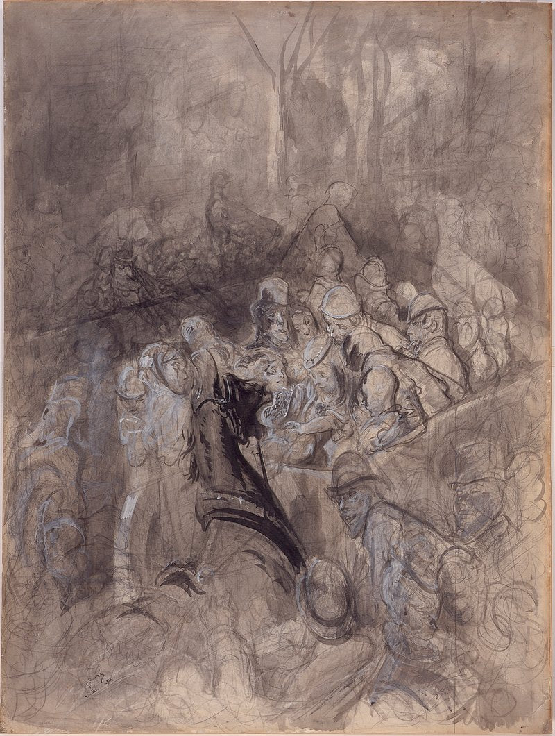 Derby Day by Gustave Doré