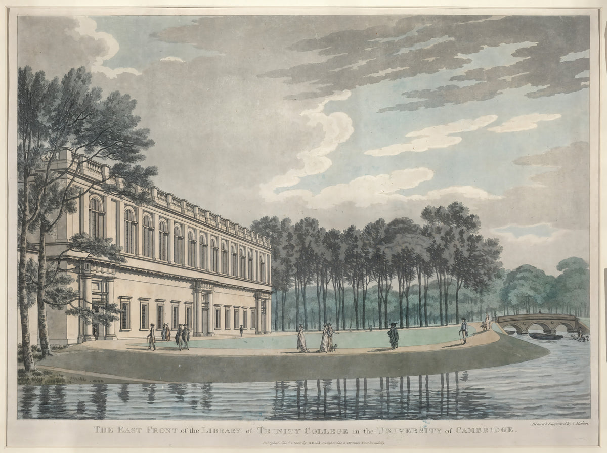 The East Front of the Library of Trinity College