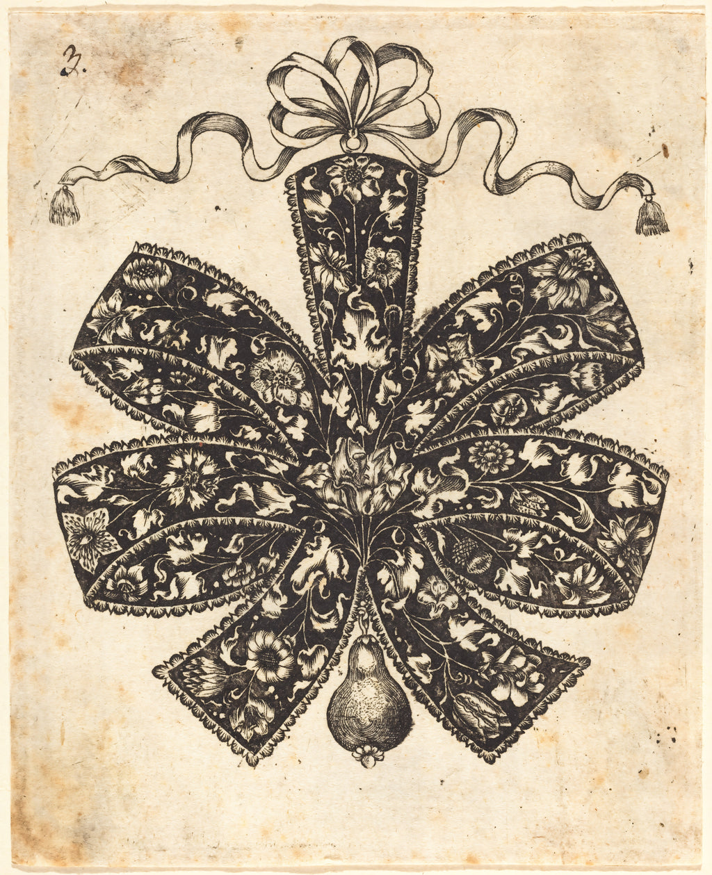 Bow Embellished with Flowers