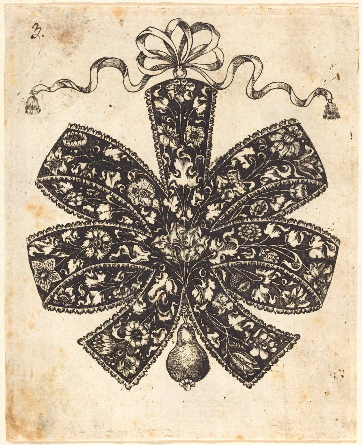 Bow Embellished with Flowers