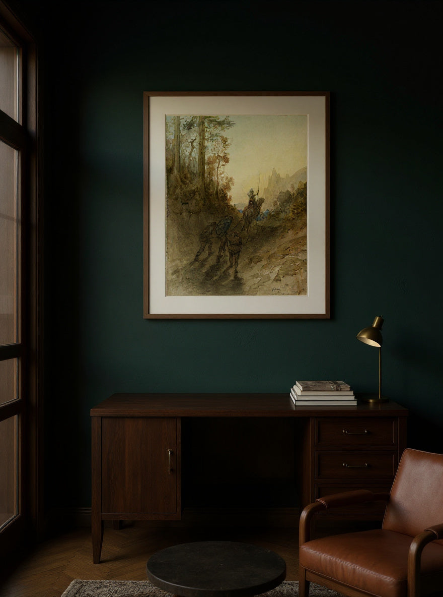 The Giants are Captured by Gustave Doré — in a room