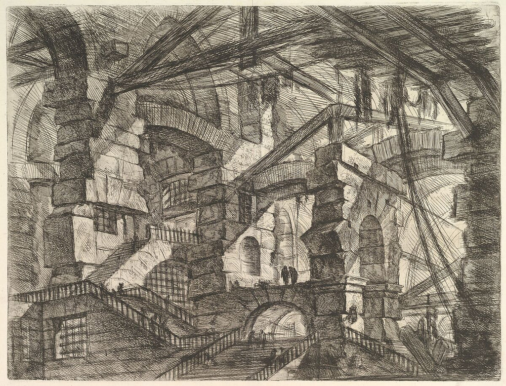 The Gothic Arch from Imaginary Prisons by Giovanni Battista Piranesi