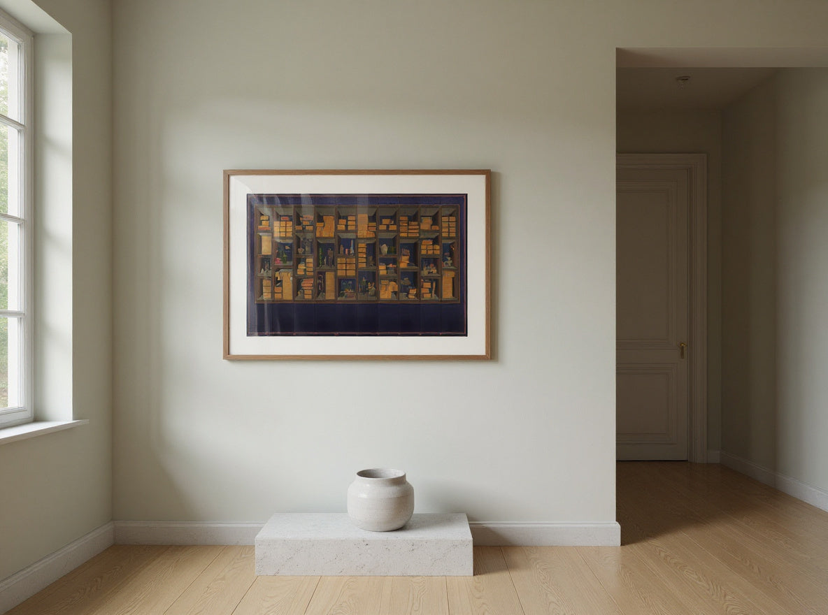 Books and Scholars’ Accoutrements — in a room