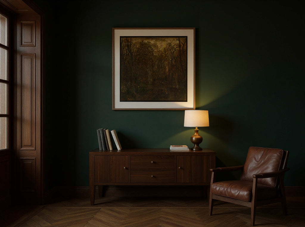 Twilight in the Winter Forest — in a room