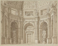 Interior of an Octagonal Room by Tranquillo Orsi, circa 1790 to 1830