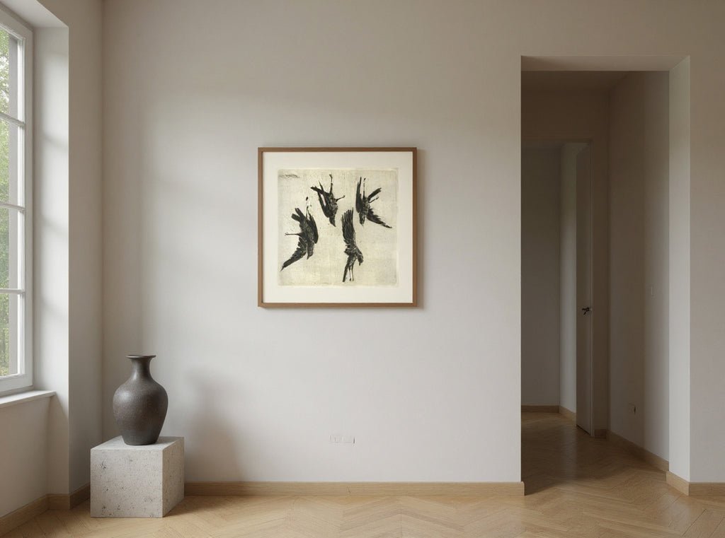 The Four Dead Ravens — in a room