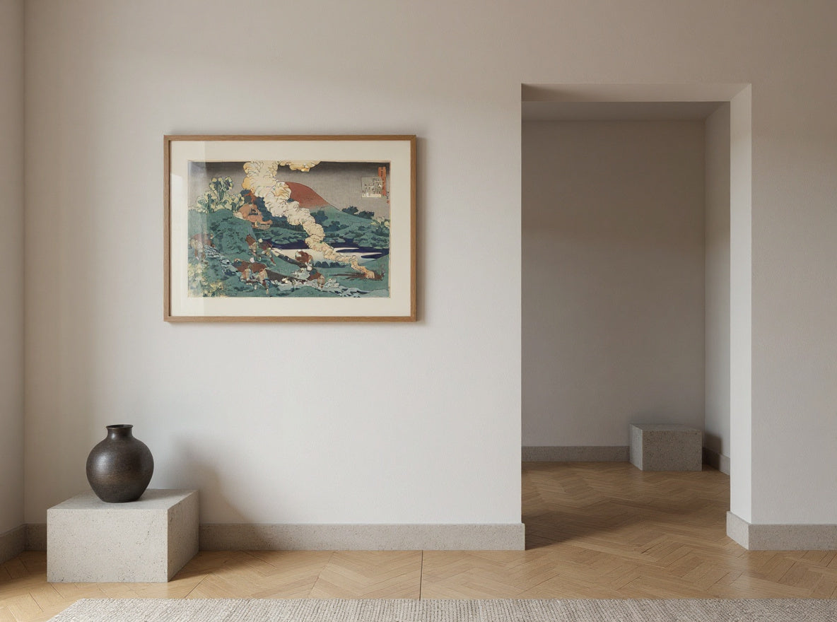Poem by Kakinomoto no Hitomaro, from One Hundred Poems by One Hundred Poets Explained by an Old Nurse — in a room